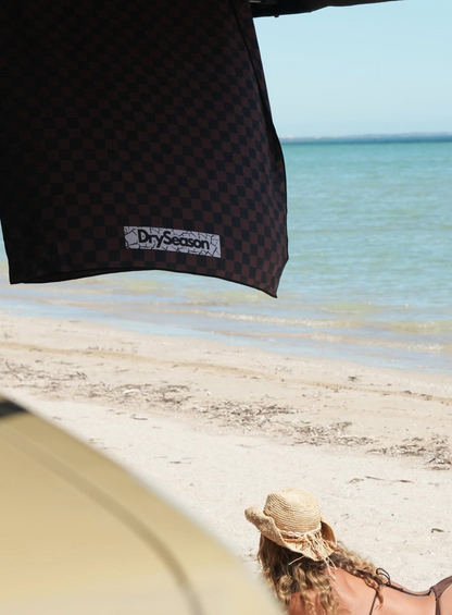 EAST - Sand Free Magnetic Beach Towel In Brown